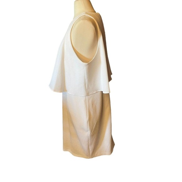 Chelsea28 Sleeveless Textured Layered Midi Dress Size 16 - Picture 5 of 10